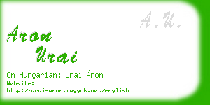 aron urai business card
